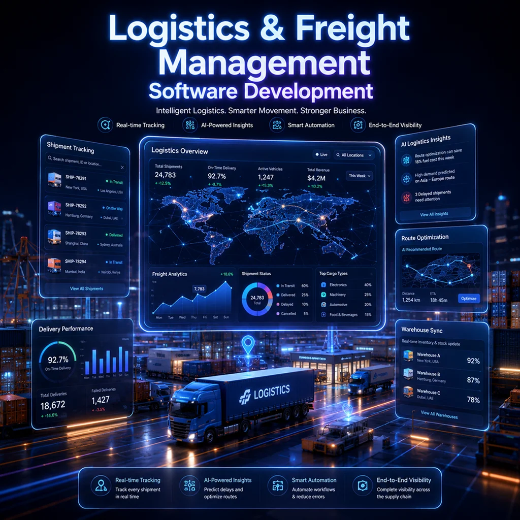 Custom logistics and freight management software development